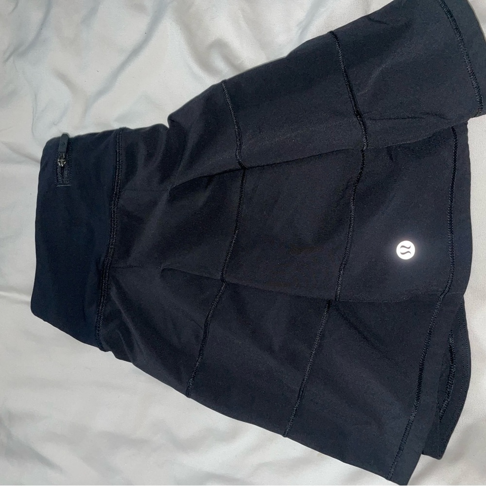BLACK LULU TENNIS SKIRT